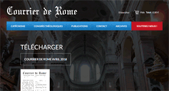 Desktop Screenshot of courrierderome.org